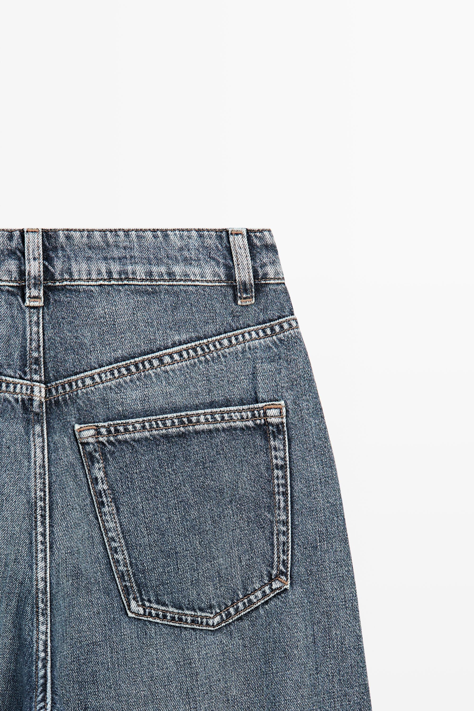 Jean barrel taille moyenne